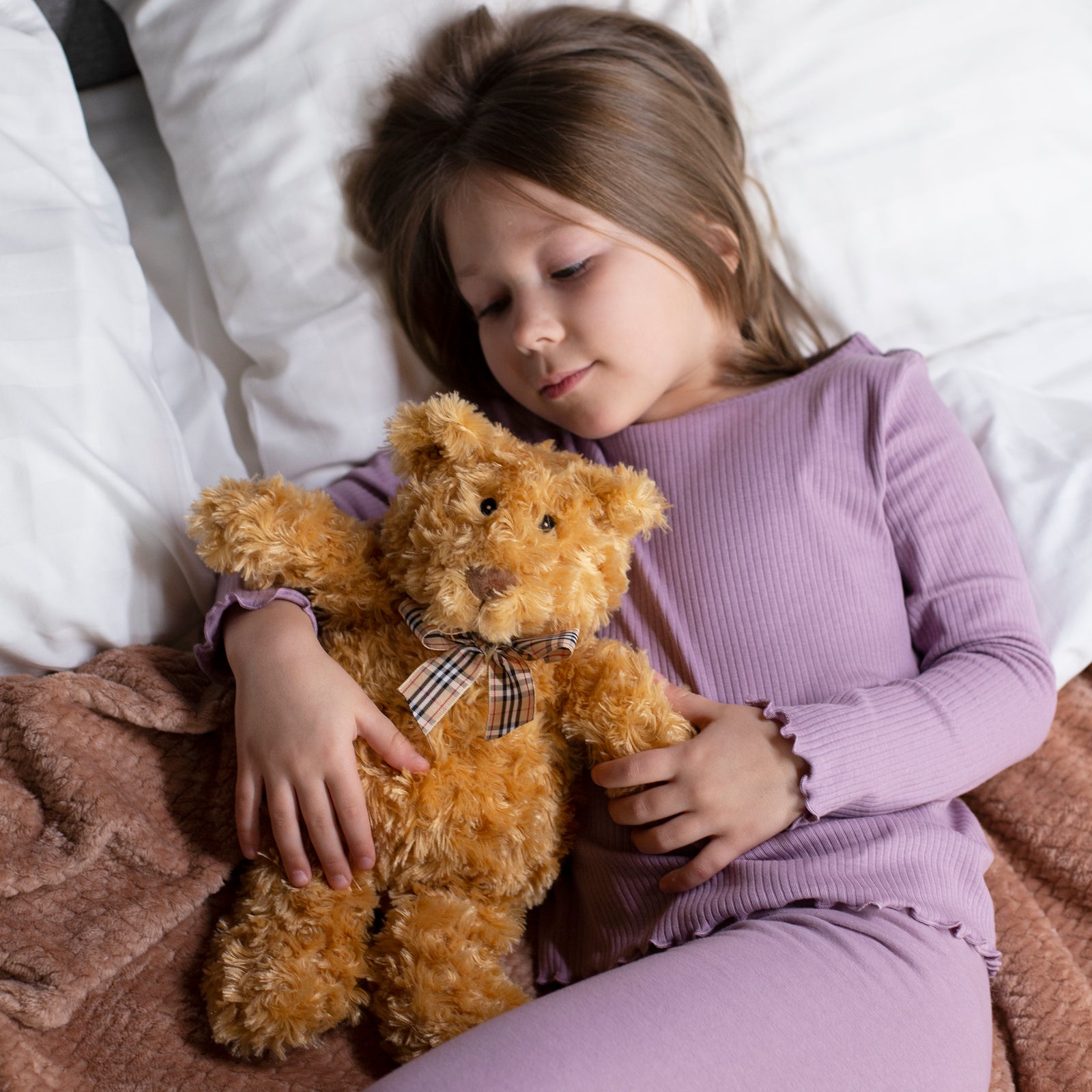 Zhu Zhu Warm Snuggles Brown Teddy Bear - Microwave Heatable Soft Toy Hottie