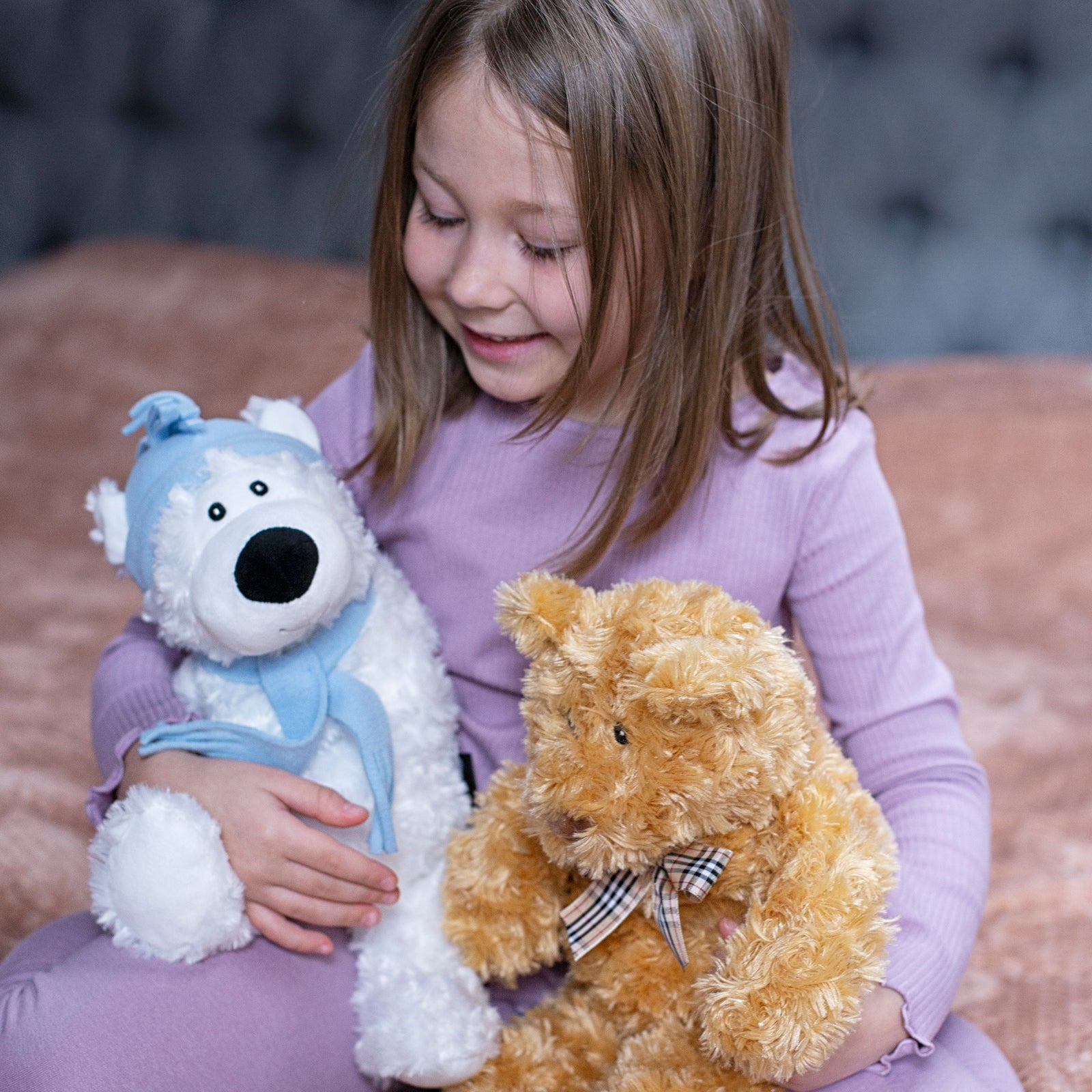 Zhu Zhu Warm Snuggles Brown Teddy Bear - Microwave Heatable Soft Toy Hottie