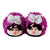 Aroma Home Fuzzy Friends Slippers - Purple Butterfly (Children's)