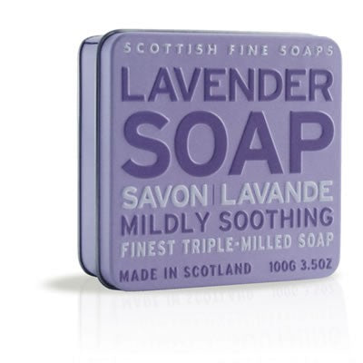 Scottish Fine Soaps - Lavender Soap in a Tin