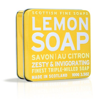 Scottish Fine Soaps - Lemon Soap in a Tin
