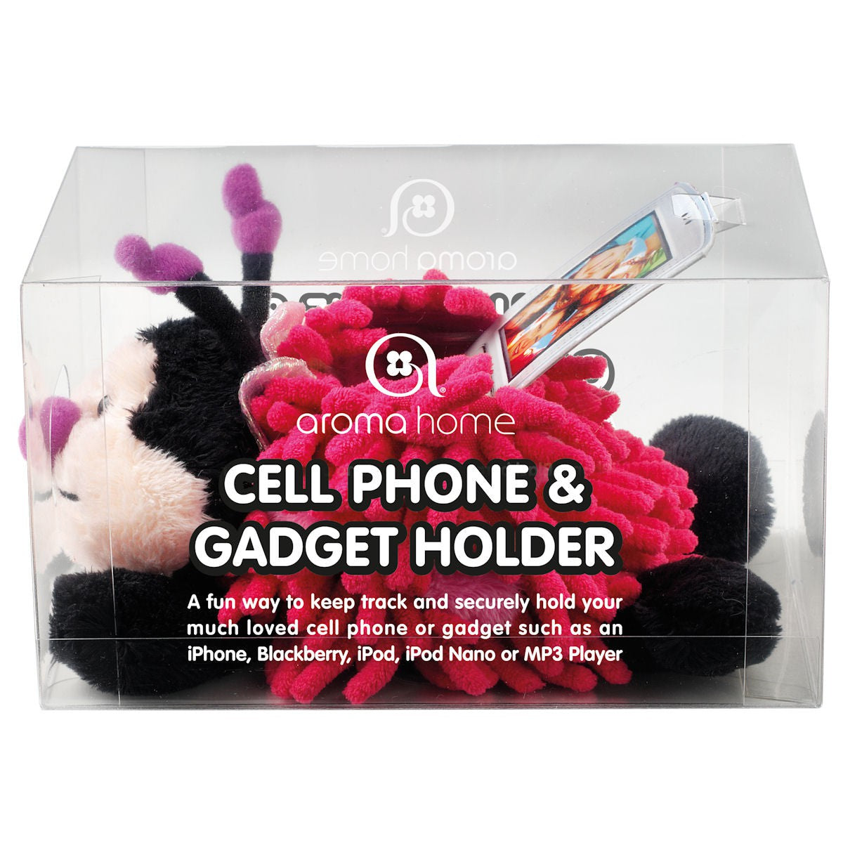 Aroma Home Mobile Phone Holder - Butterfly Purple Bug