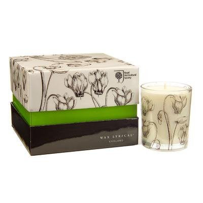 RHS Chelsea 4 Scented Bourbon Candles - Cyclamen