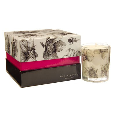RHS Chelsea 4 Scented Bourbon Candles - Hellebore
