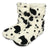 Zhu-Zhu Cow Plush Feet Warmers - Microwavable Slipper Boots