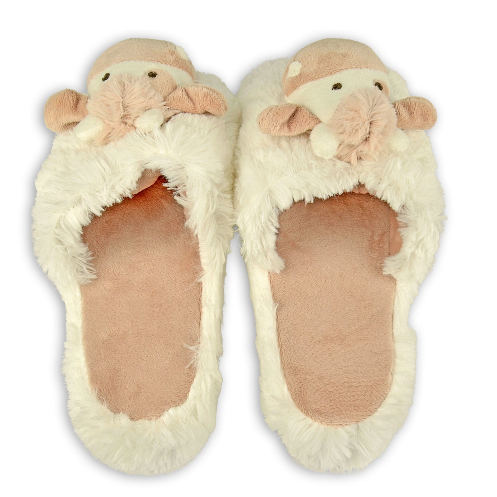 Zhu-Zhu Furry Animal Slippers - Cow