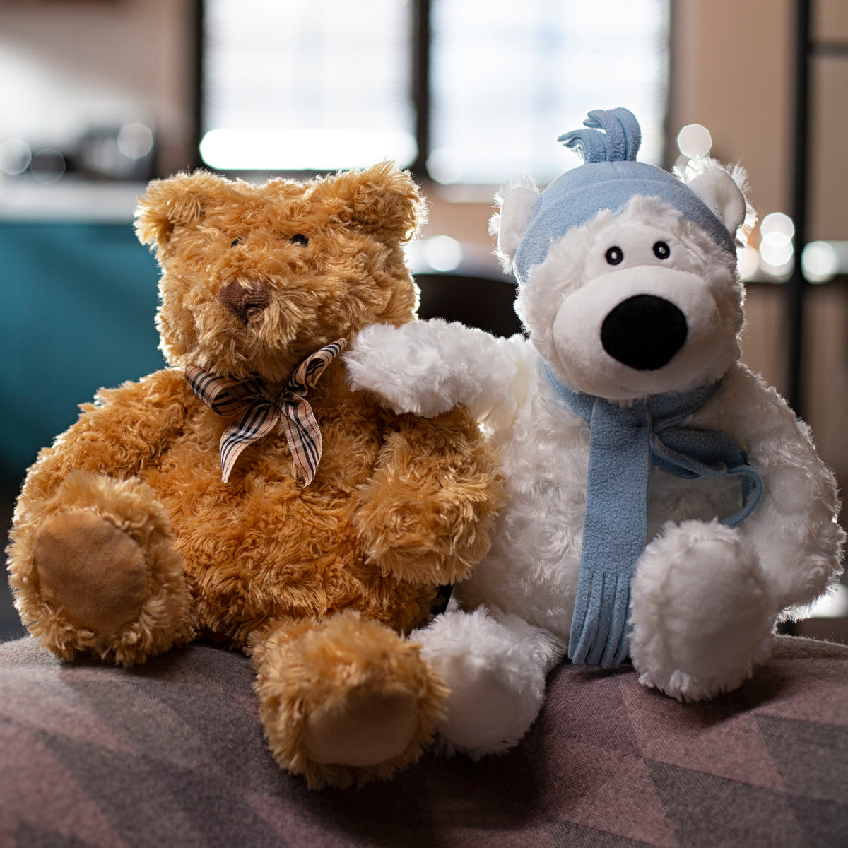 Zhu Zhu Warm Snuggles Snow Bear Teddy - Microwave Heatable Soft Toy Hottie