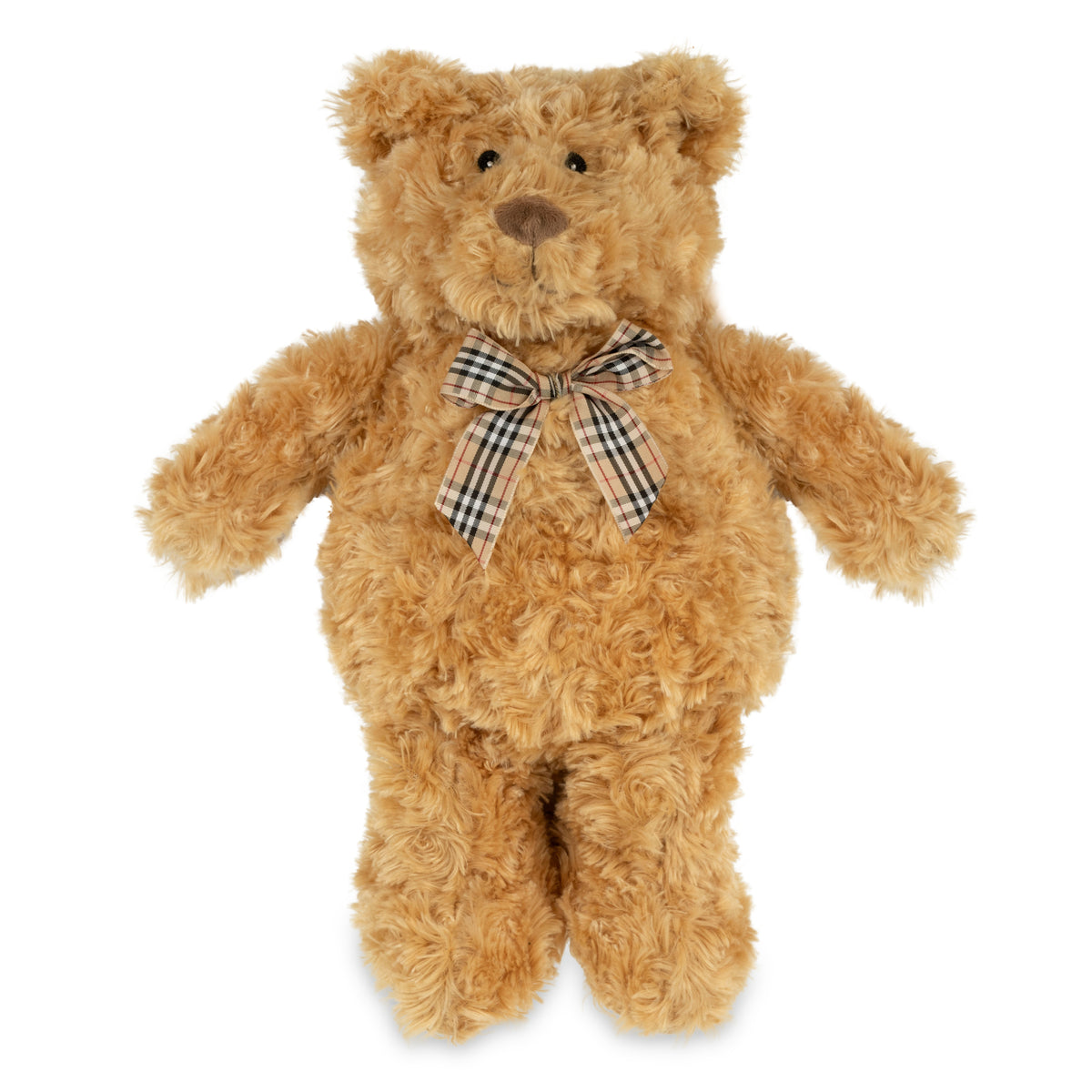 Zhu Zhu Warm Snuggles Brown Teddy Bear - Microwave Heatable Soft Toy Hottie