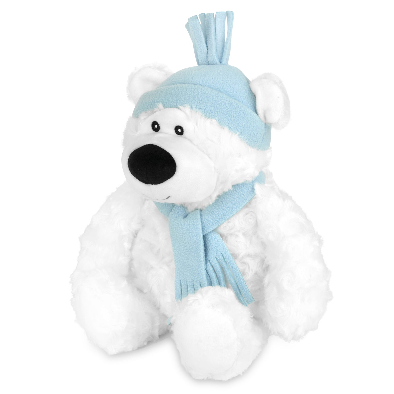Zhu Zhu Warm Snuggles Snow Bear Teddy - Microwave Heatable Soft Toy Hottie