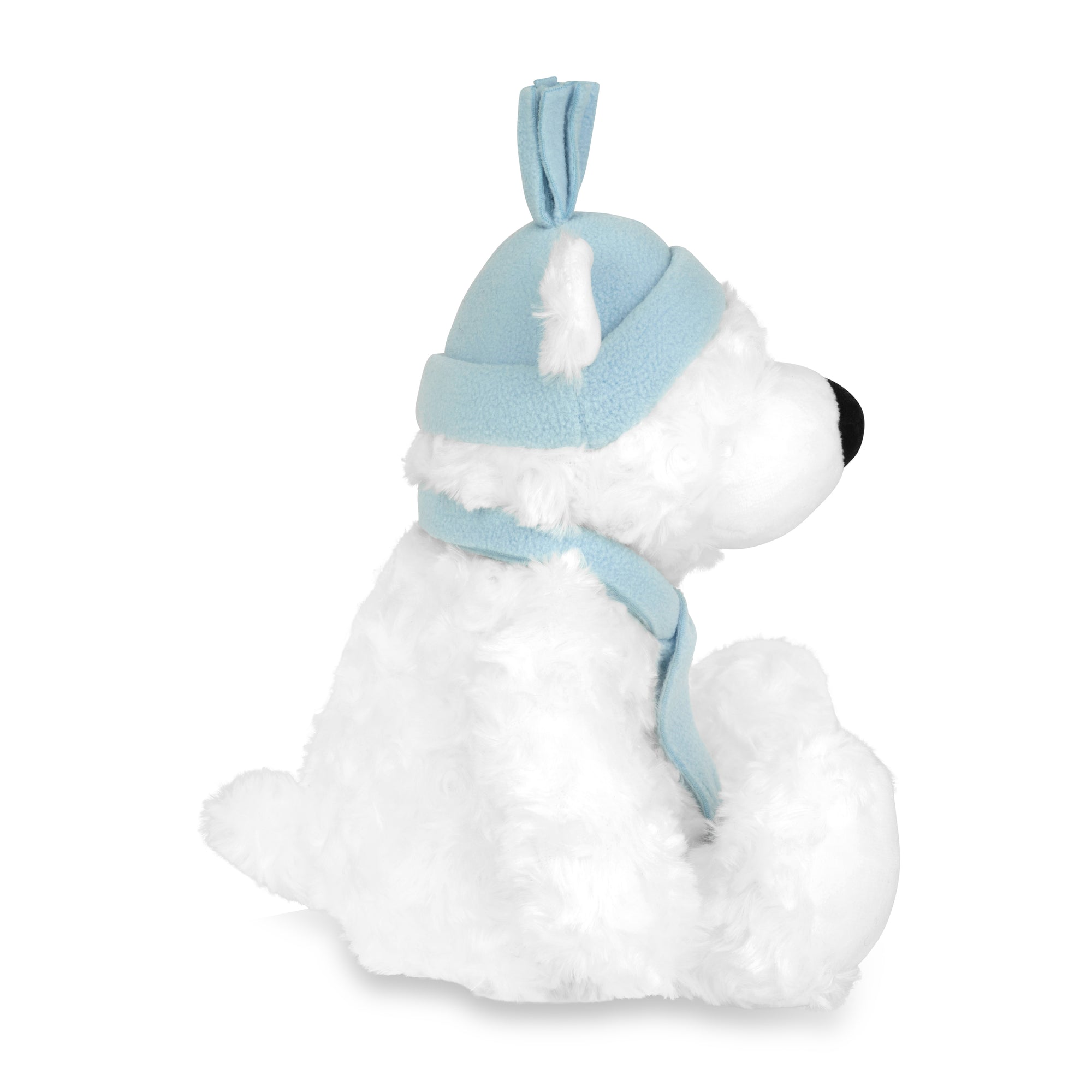 Zhu Zhu Warm Snuggles Snow Bear Teddy - Microwave Heatable Soft Toy Hottie