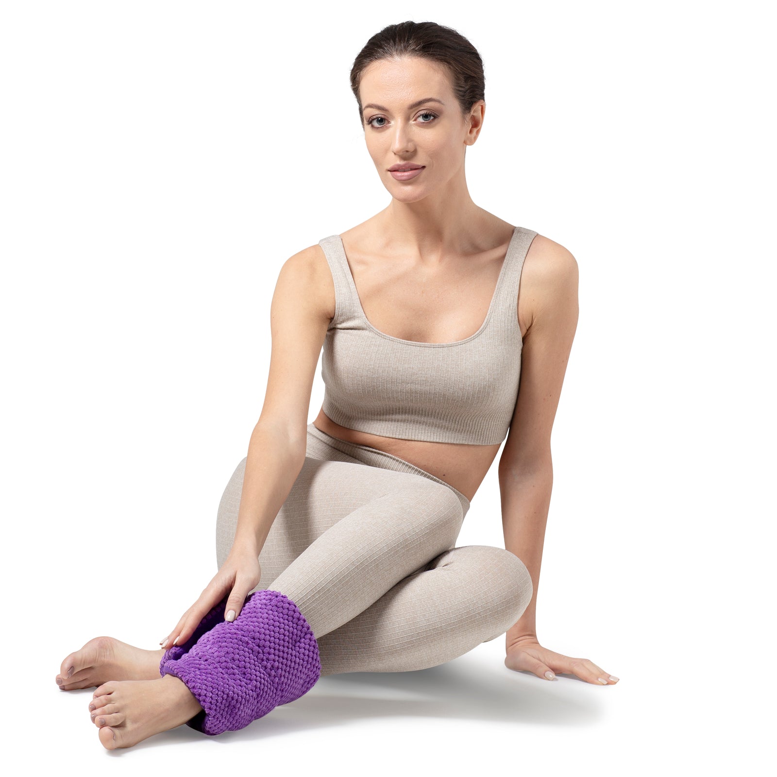 Lavender Fleece Wheat Warmer in Purple