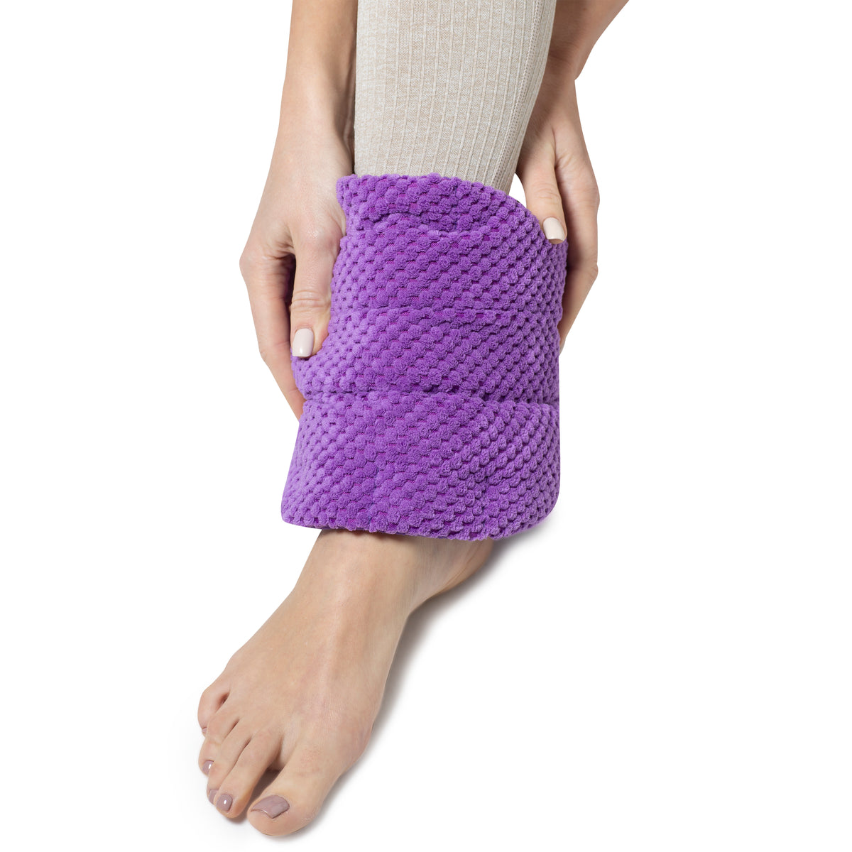 Lavender Fleece Wheat Warmer in Purple