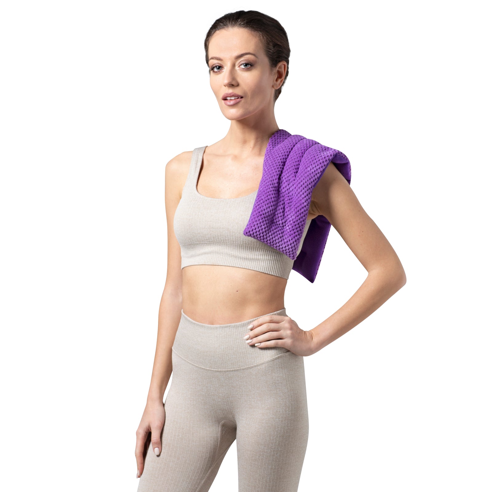 Lavender Fleece Wheat Warmer in Purple