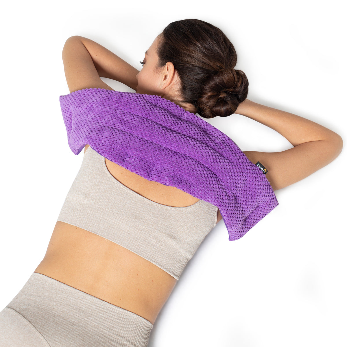 Lavender Fleece Wheat Warmer in Purple