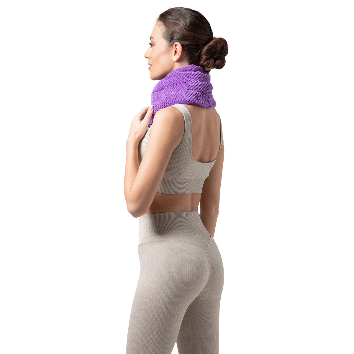 Lavender Fleece Wheat Warmer in Purple