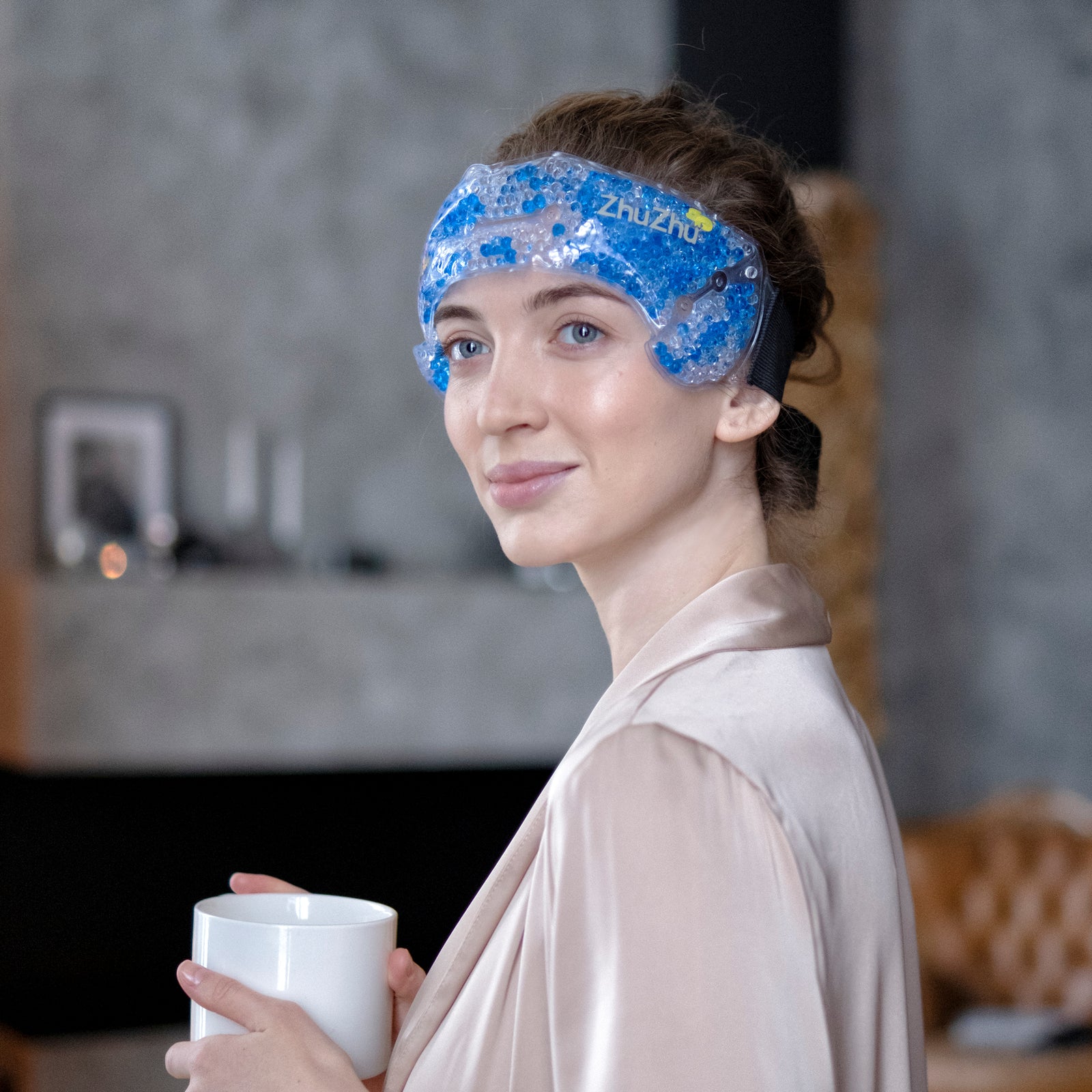 Zhu-Zhu Migraine Hot & Cold Pack Wrap Therapeutic Gel Beads