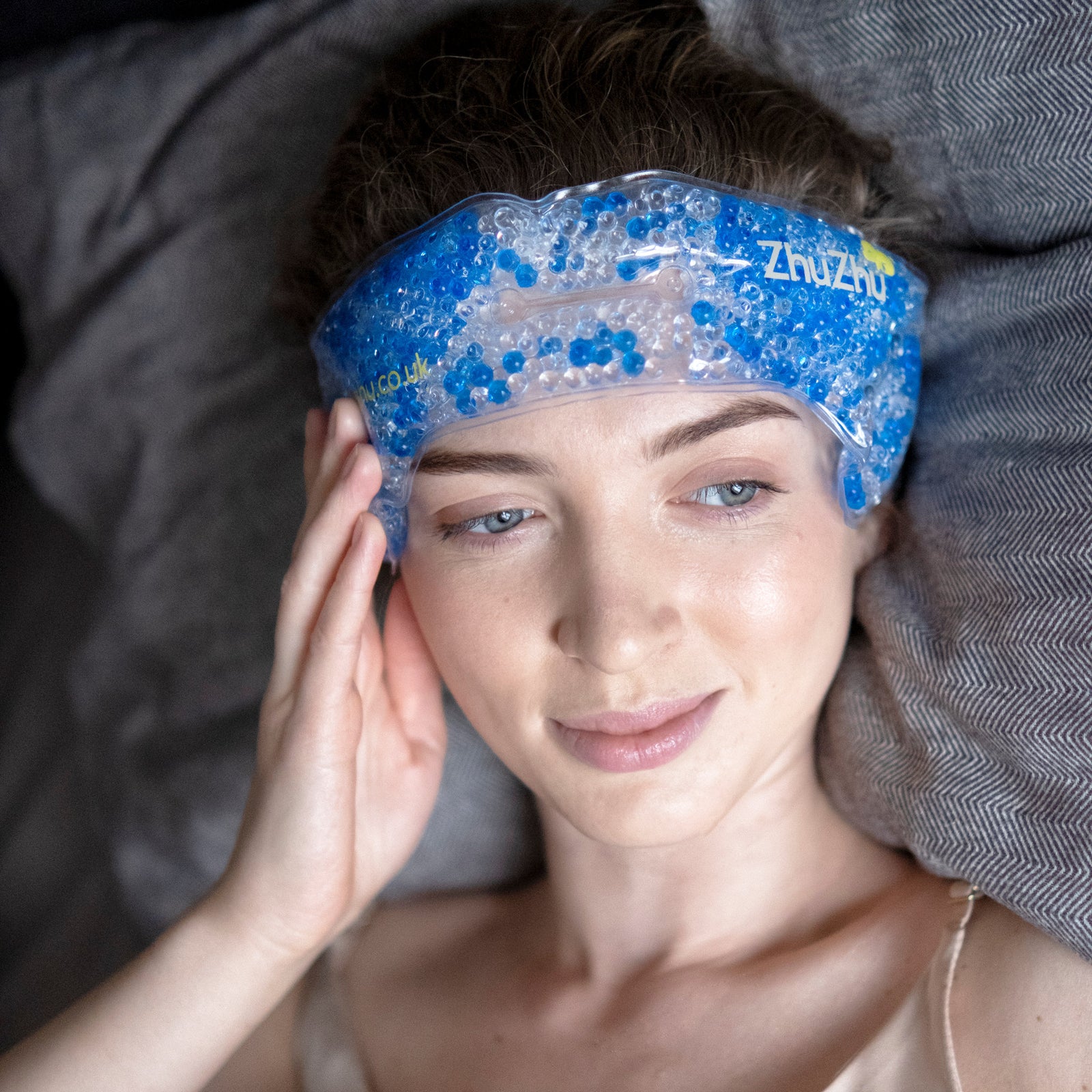 Zhu-Zhu Migraine Hot & Cold Pack Wrap Therapeutic Gel Beads