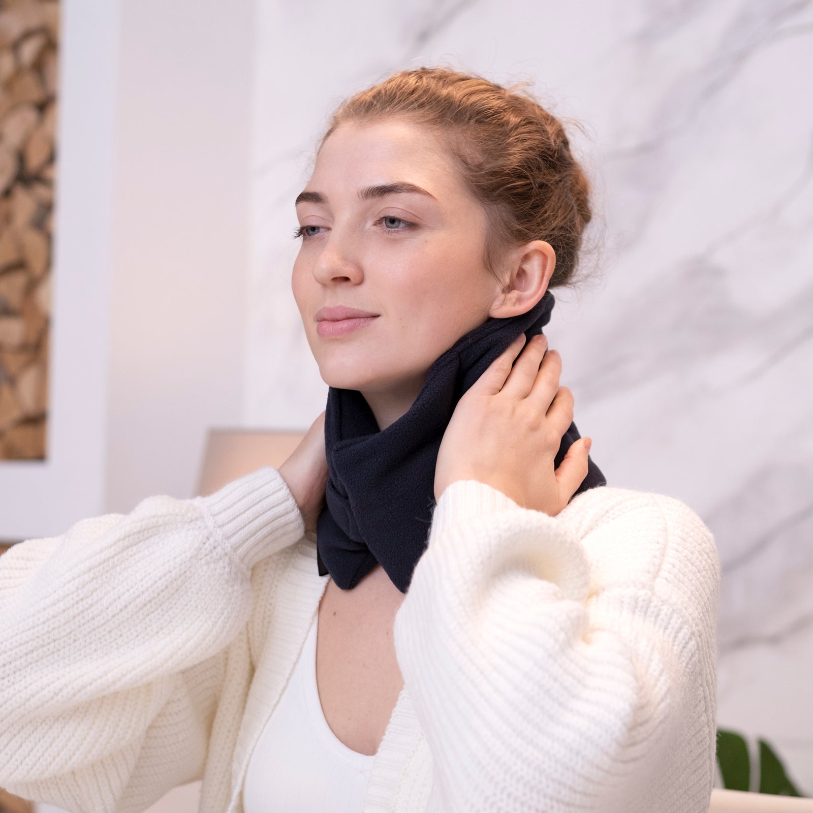 Unscented Microwaveable Joint & Neck Wrap in Navy