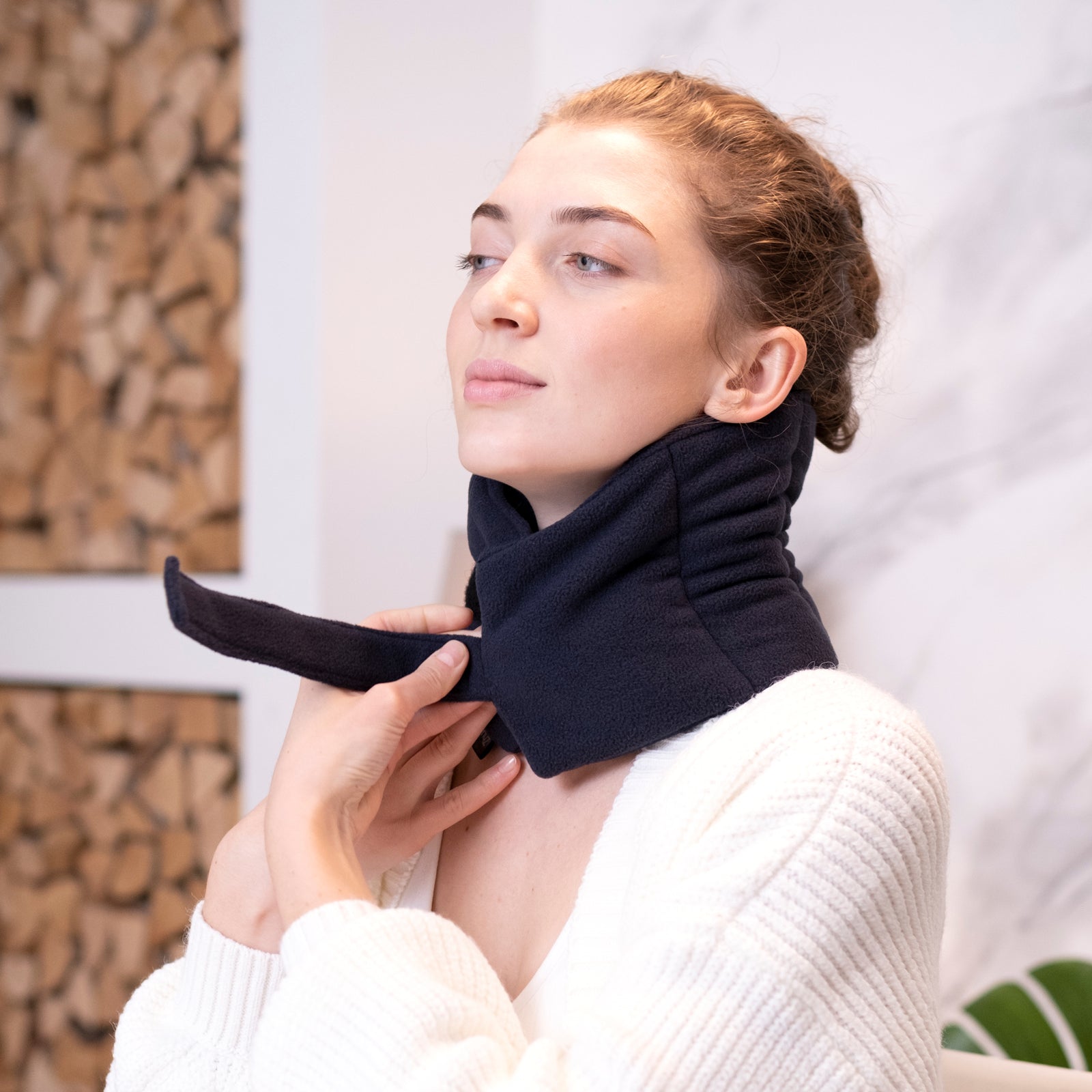 Unscented Microwaveable Joint & Neck Wrap in Navy