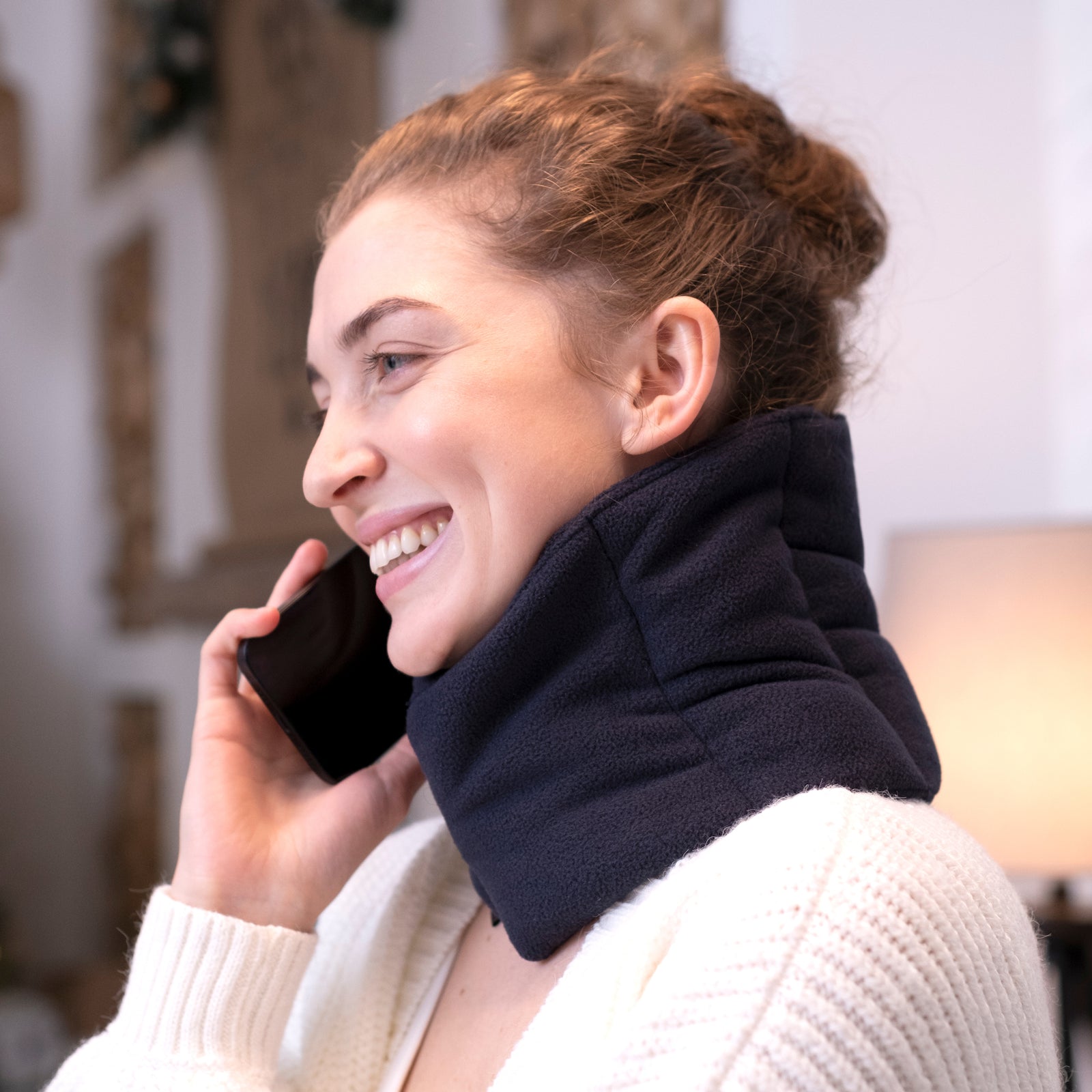 Unscented Microwaveable Joint & Neck Wrap in Navy