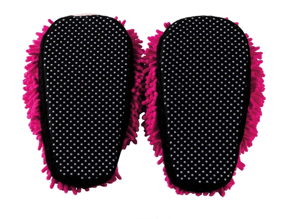 Aroma Home Fuzzy Friends Slippers - Pink Butterfly (Adult)