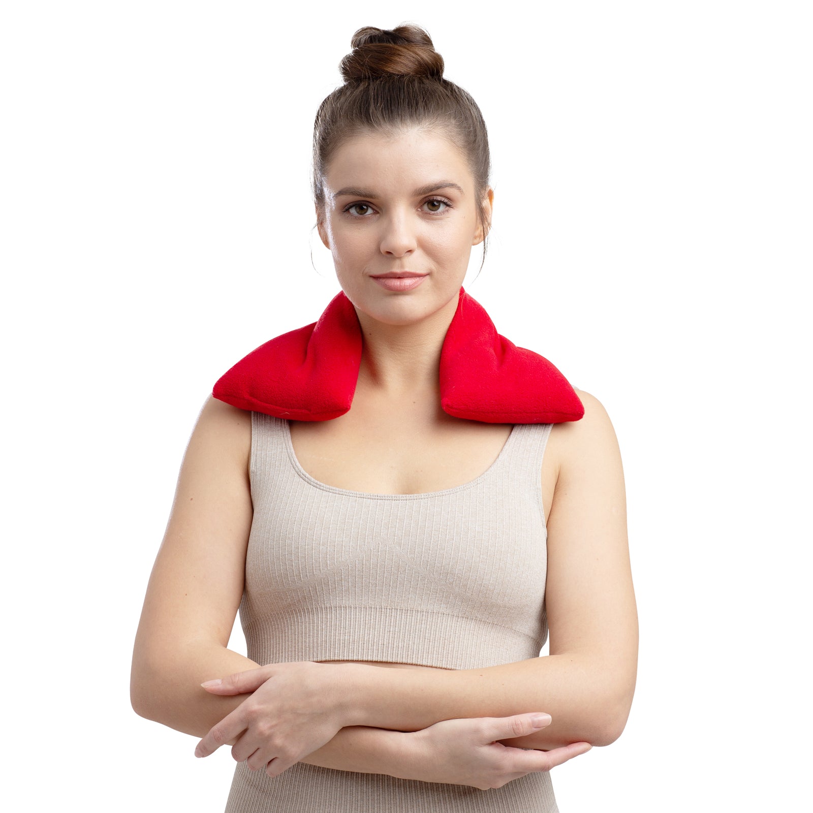 Zhu-Zhu Lavender Body Wrap Microwave Wheat Bag - Red