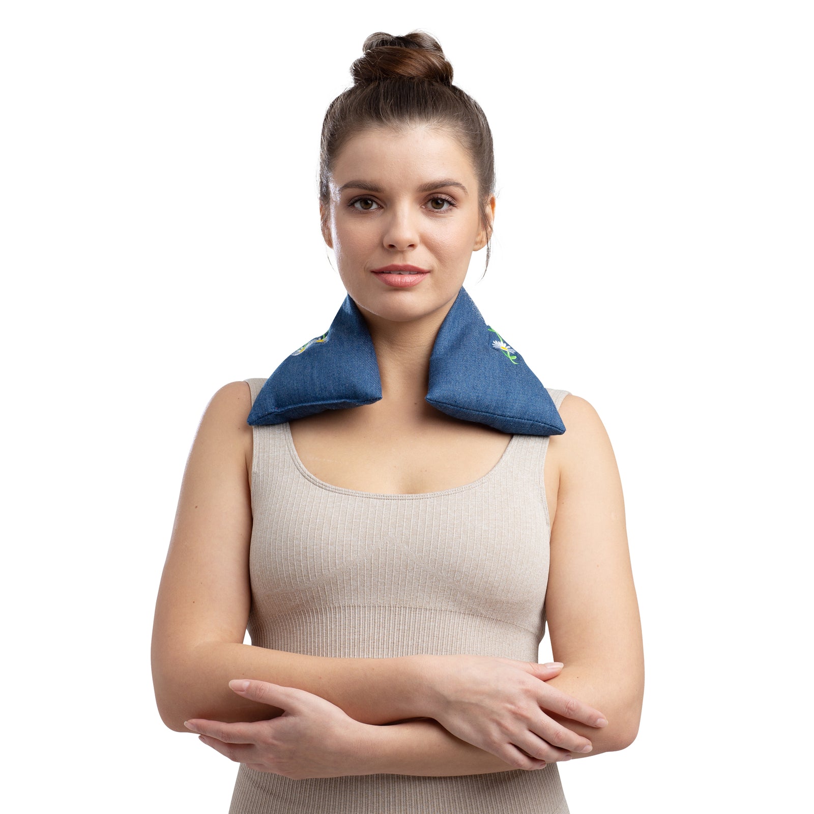 Zhu-Zhu Lavender Body Wrap Microwave Wheat Bag - Denim Daisy Chain