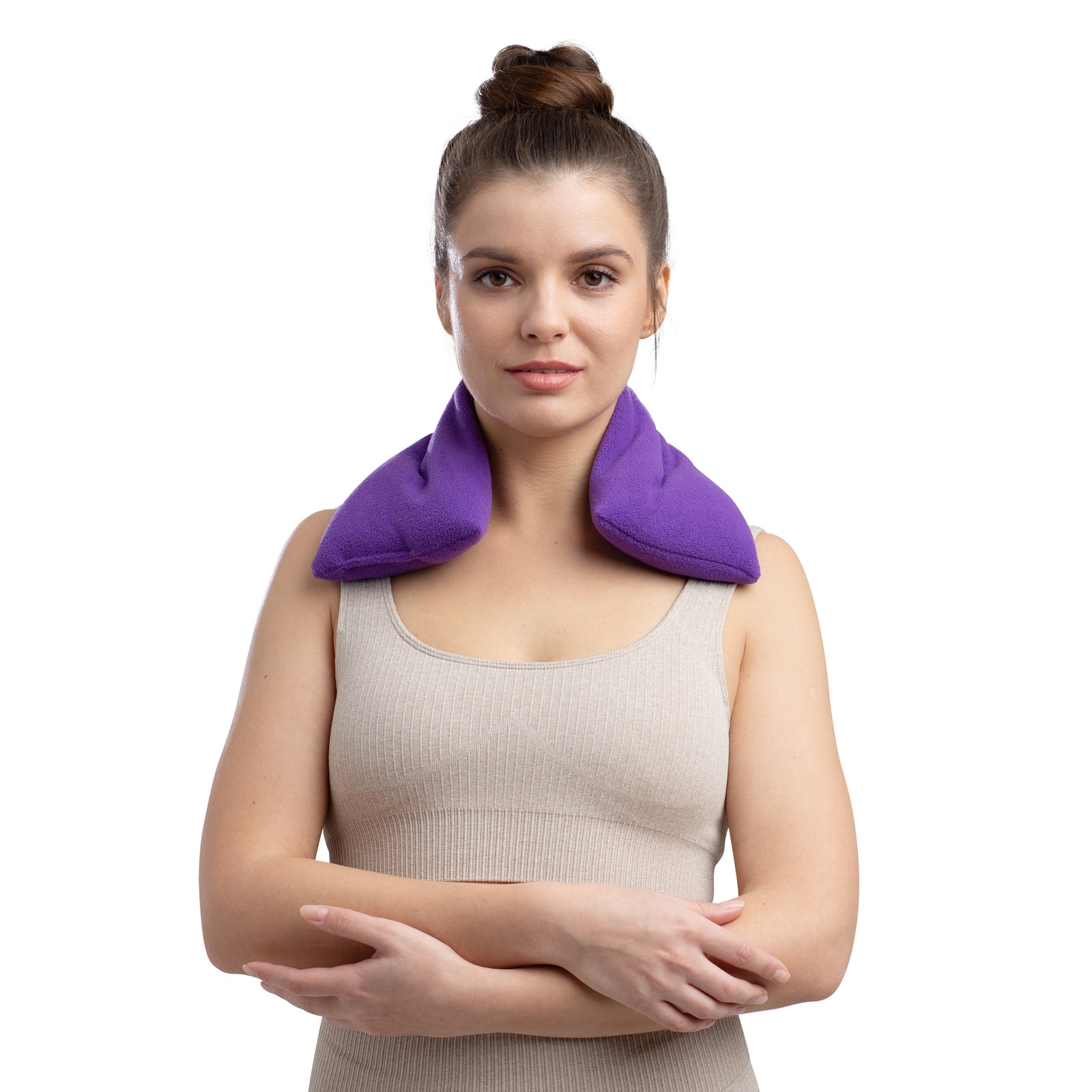 Microwaveable Lavender Body Wrap in Purple