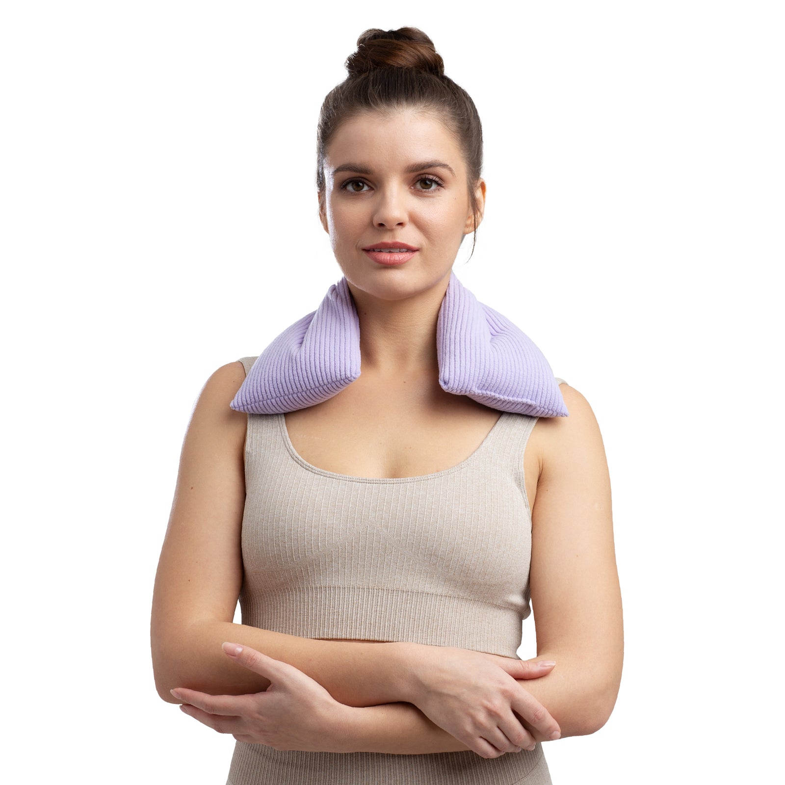 Zhu-Zhu Lavender Body Wrap Microwave Wheat Bag - Lilac