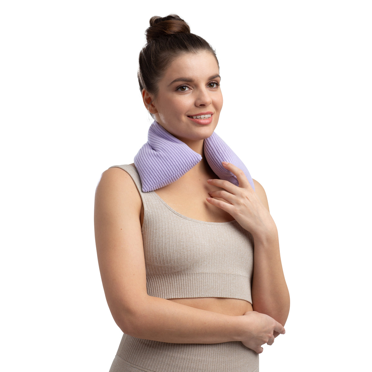 Zhu-Zhu Lavender Body Wrap Microwave Wheat Bag - Lilac