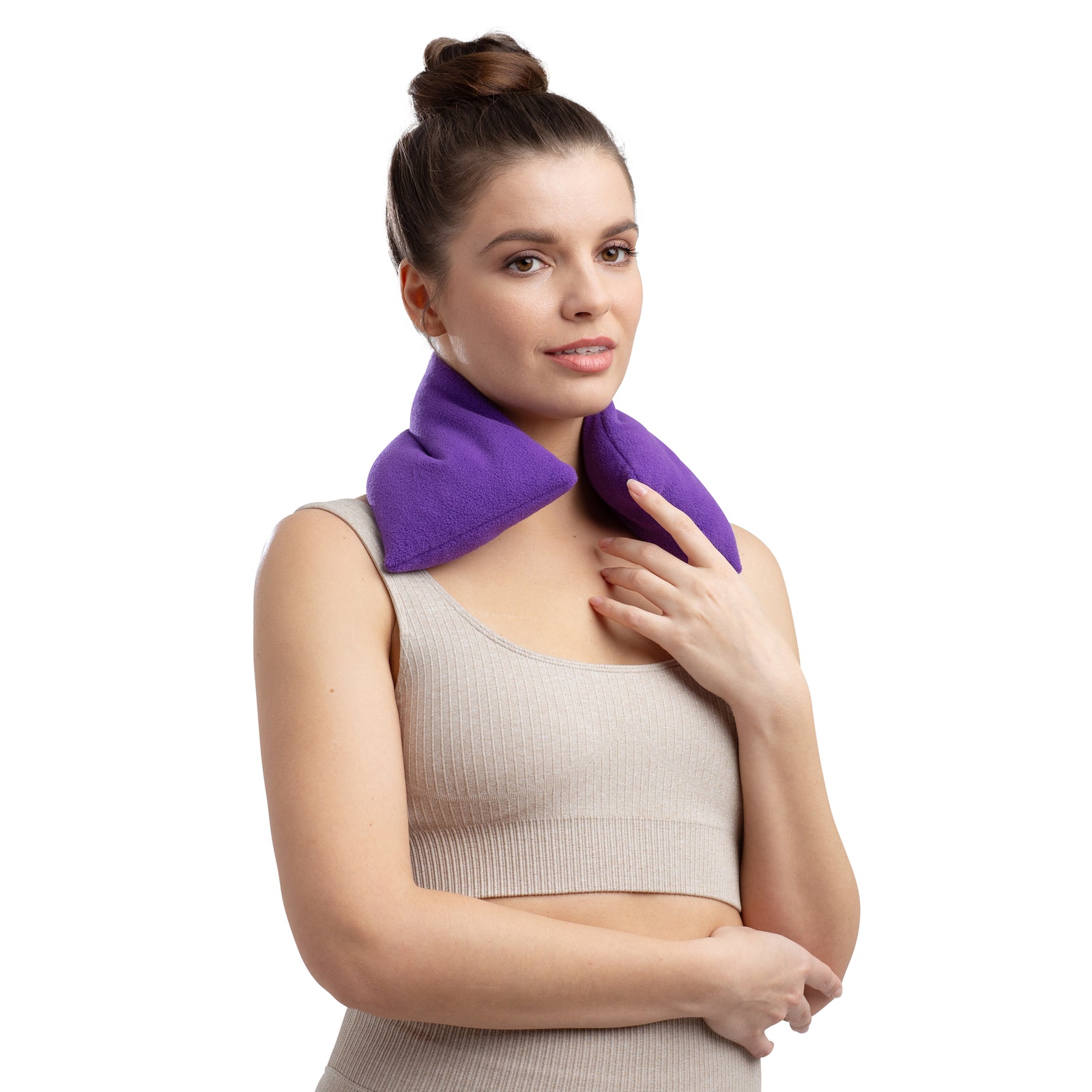 Microwaveable Lavender Body Wrap in Purple