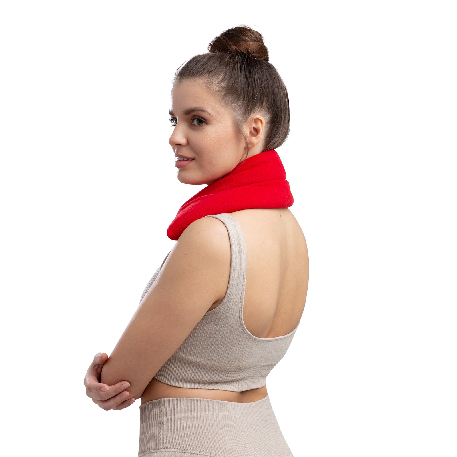 Zhu-Zhu Lavender Body Wrap Microwave Wheat Bag - Red