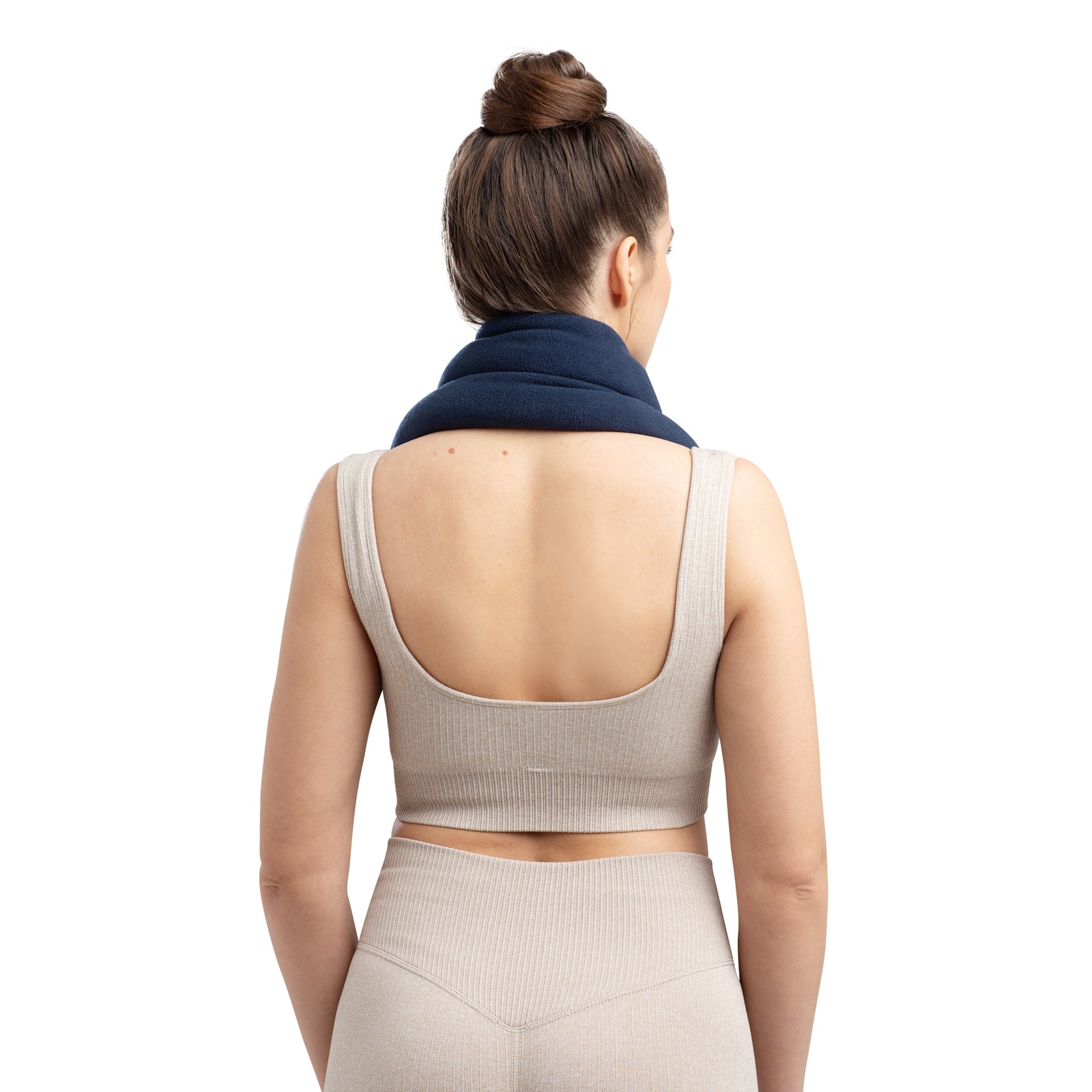 Zhu-Zhu Unscented Body Wrap Microwavable Wheat Bag - Navy Fleece