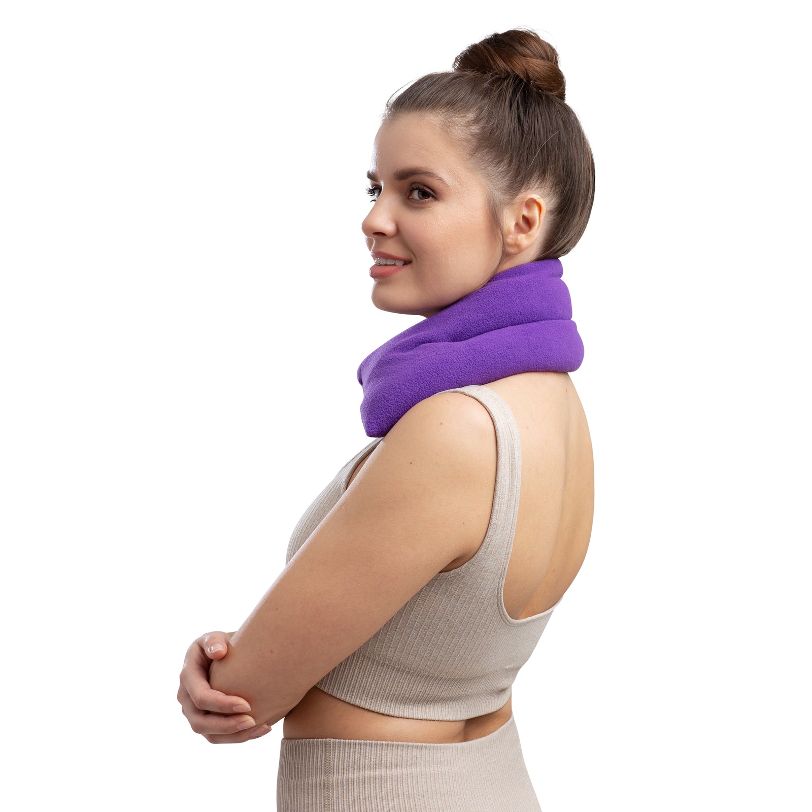 Microwaveable Lavender Body Wrap in Purple