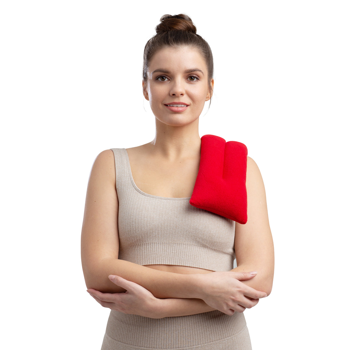 Zhu-Zhu Lavender Body Wrap Microwave Wheat Bag - Red