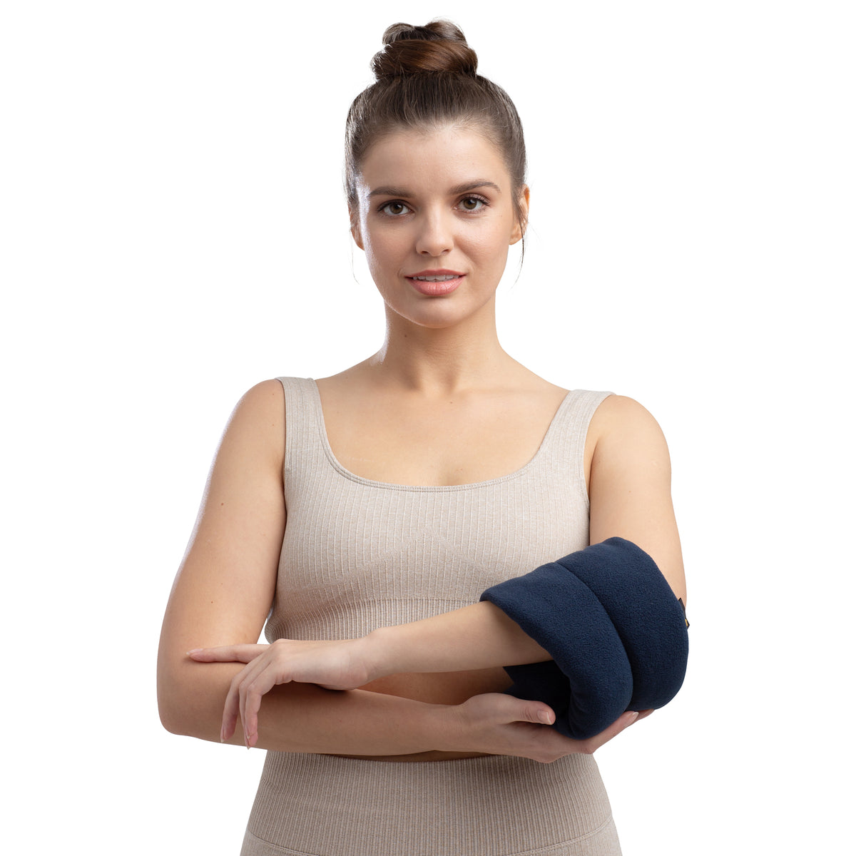 Zhu-Zhu Unscented Body Wrap Microwavable Wheat Bag - Navy Fleece