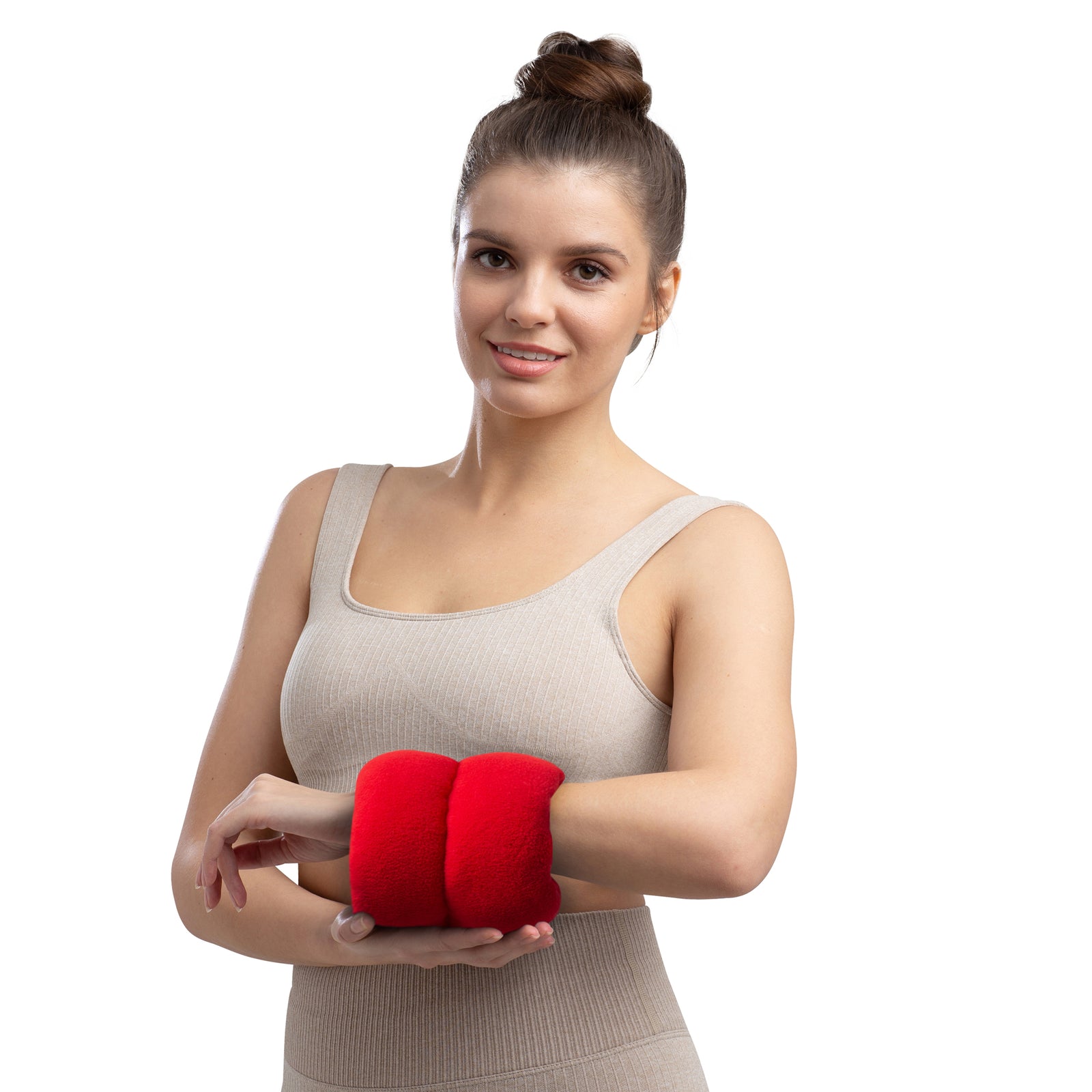 Zhu-Zhu Lavender Body Wrap Microwave Wheat Bag - Red