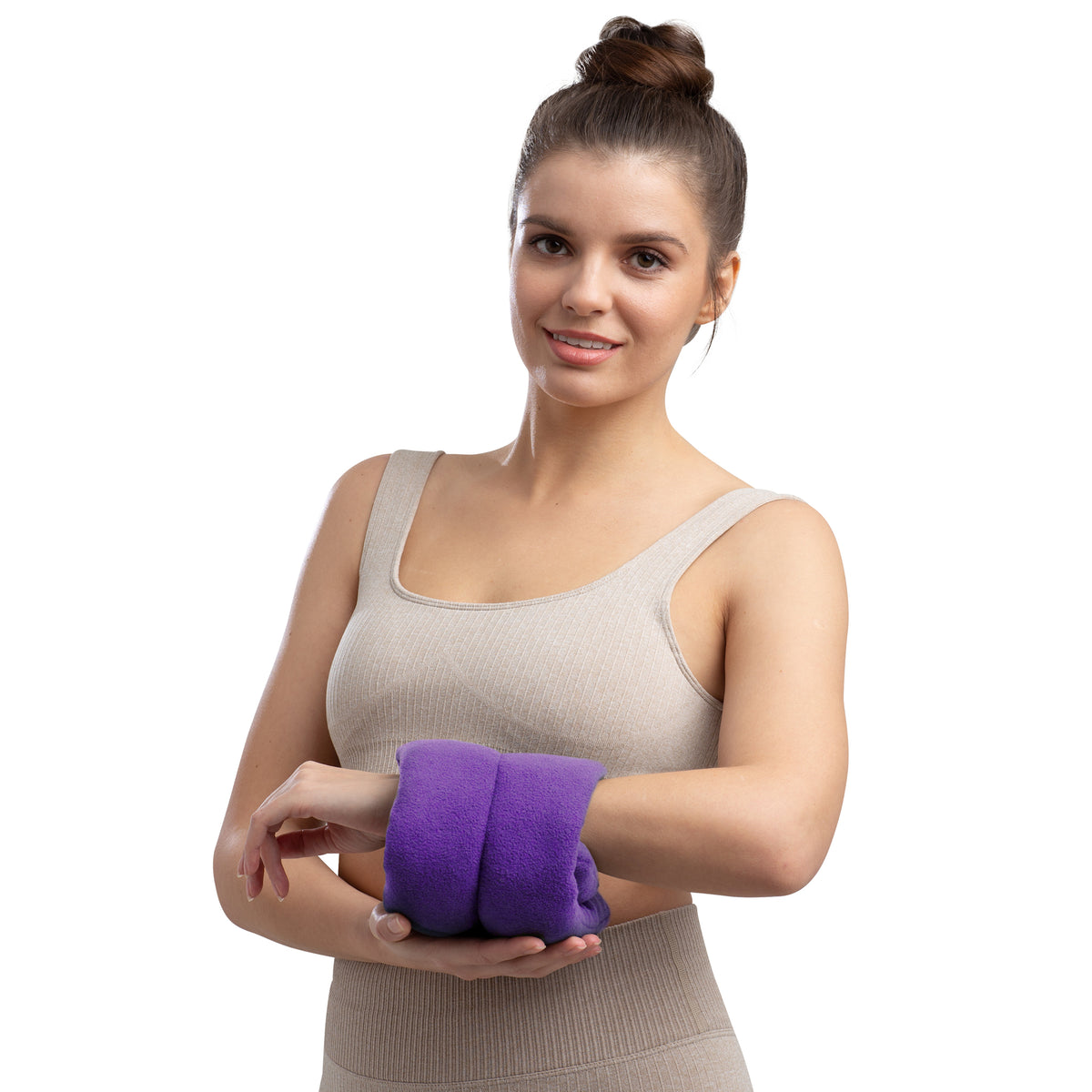 Microwaveable Lavender Body Wrap in Purple
