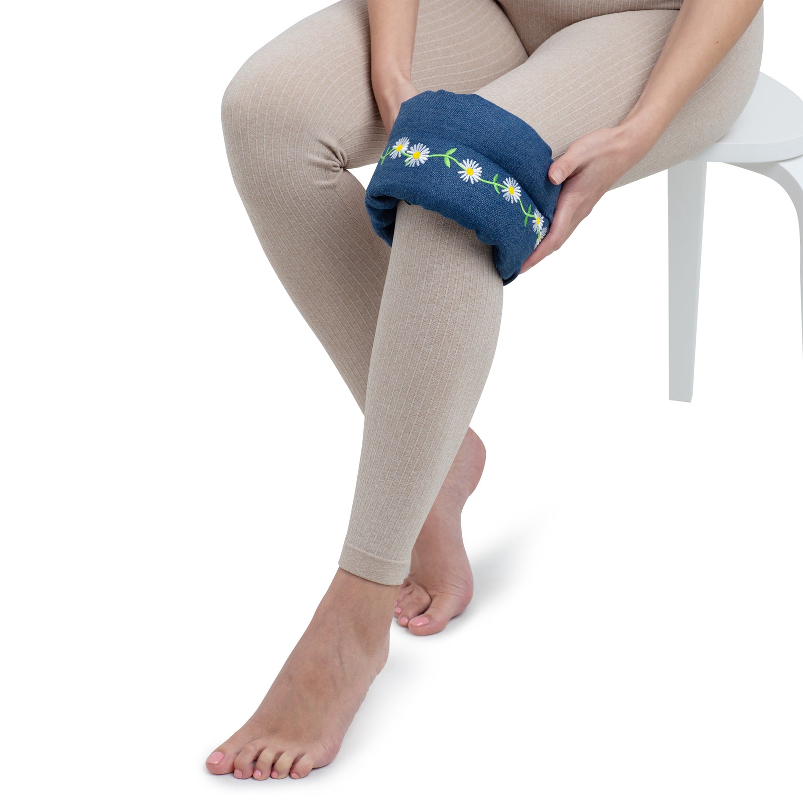 Zhu-Zhu Lavender Body Wrap Microwave Wheat Bag - Denim Daisy Chain