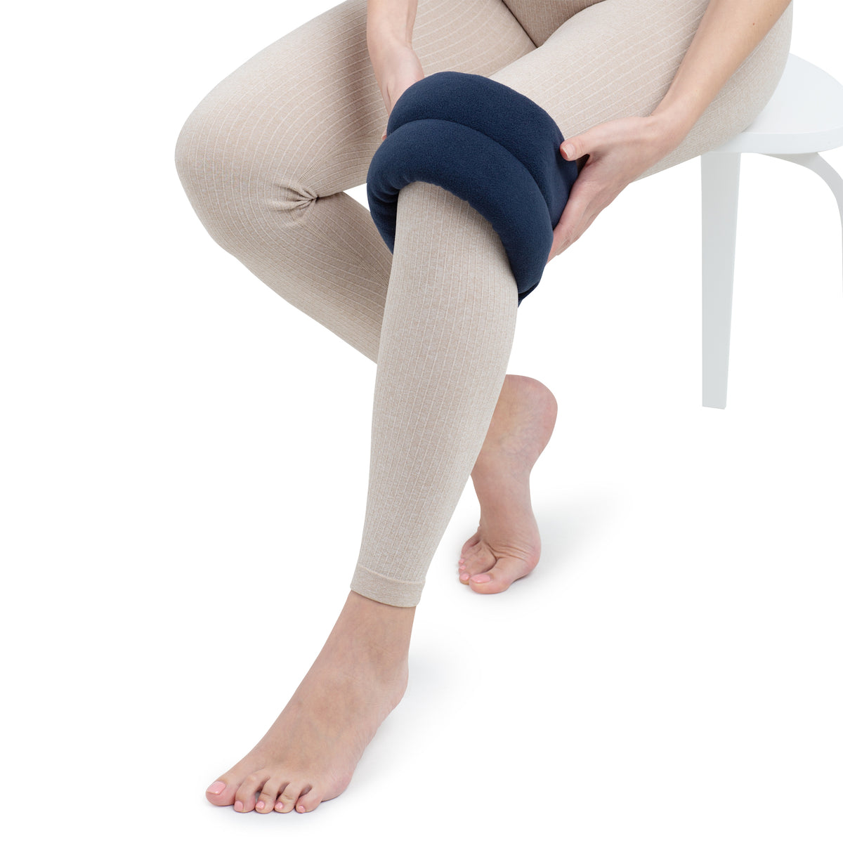 Zhu-Zhu Unscented Body Wrap Microwavable Wheat Bag - Navy Fleece