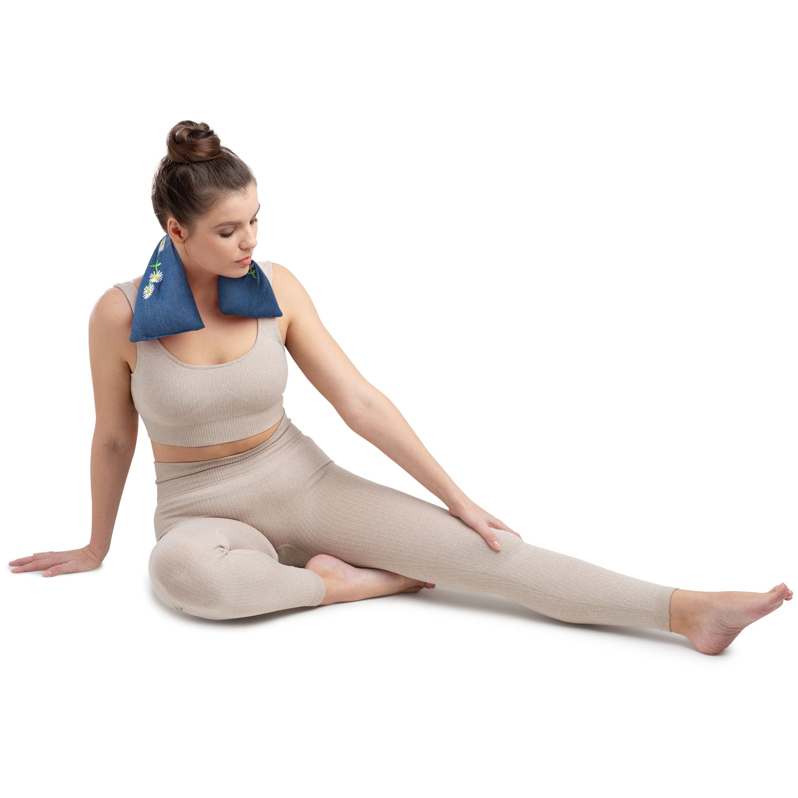 Zhu-Zhu Lavender Body Wrap Microwave Wheat Bag - Denim Daisy Chain