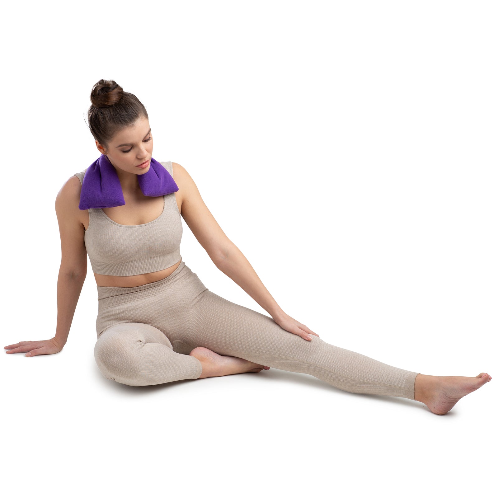 Microwaveable Lavender Body Wrap in Purple