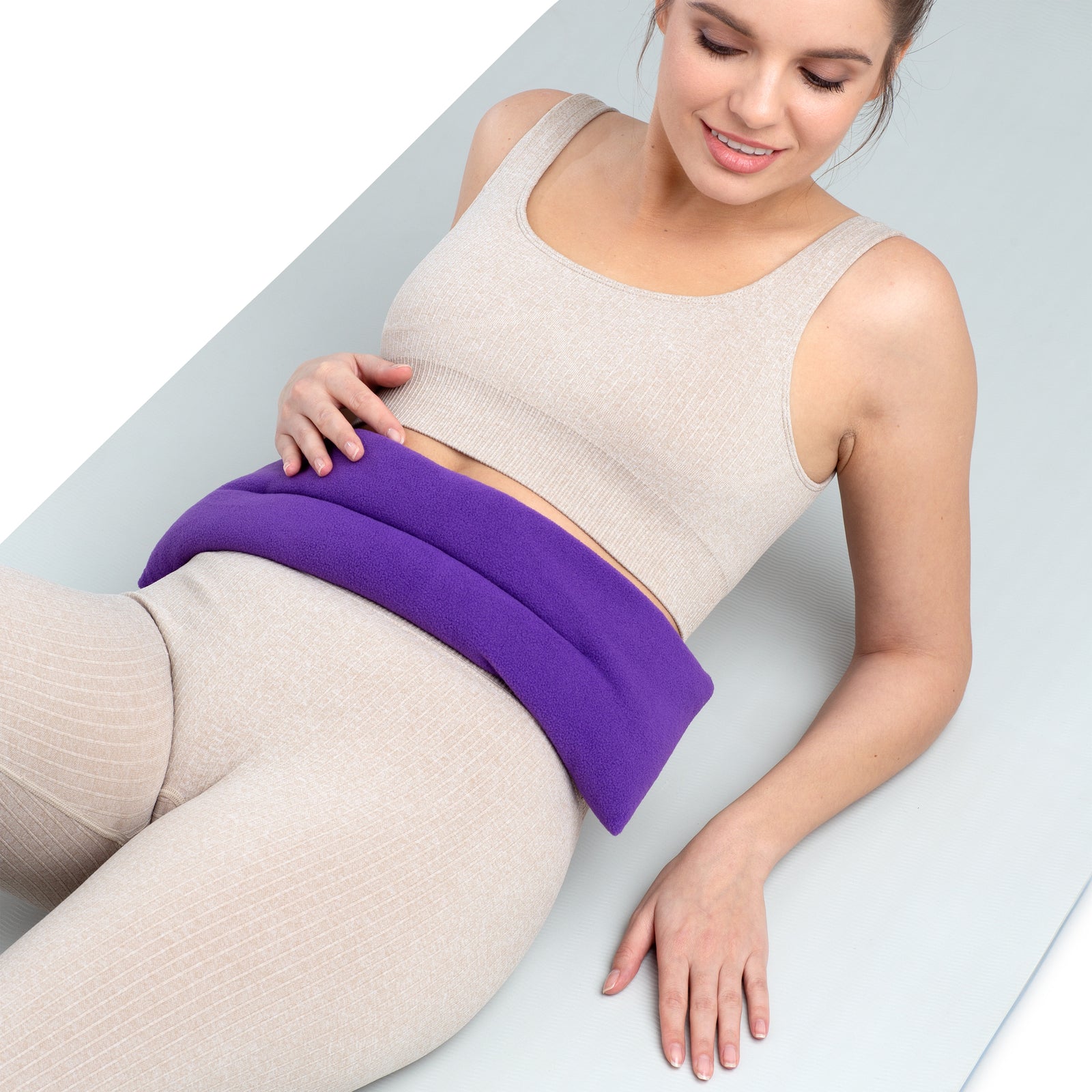 Microwaveable Lavender Body Wrap in Purple