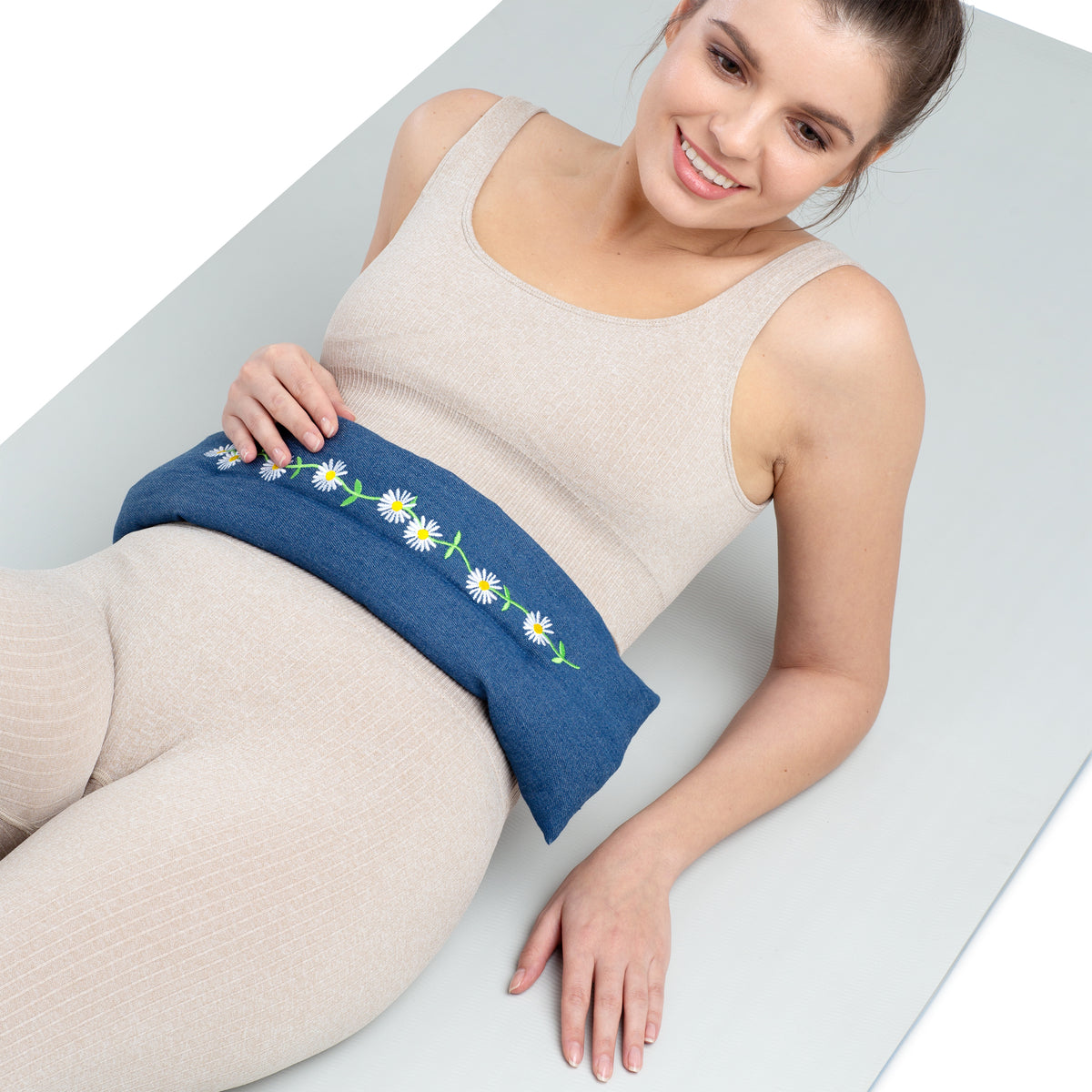 Zhu-Zhu Lavender Body Wrap Microwave Wheat Bag - Denim Daisy Chain