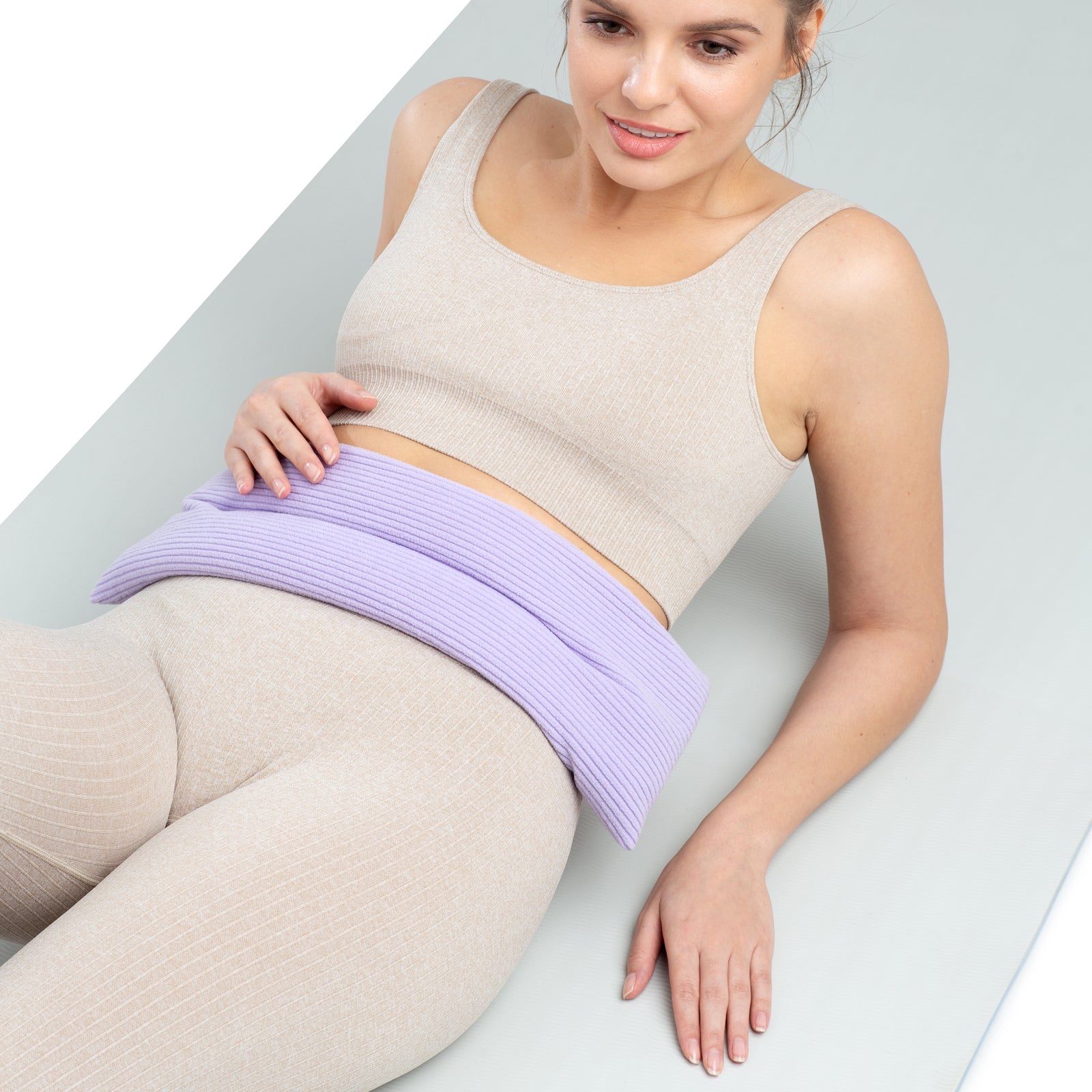 Zhu-Zhu Lavender Body Wrap Microwave Wheat Bag - Lilac