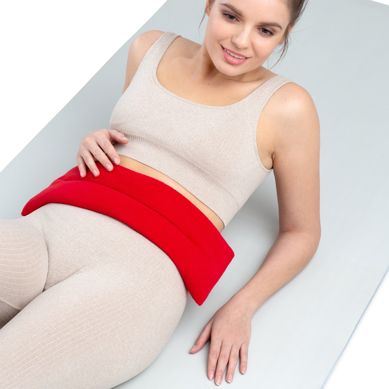 Zhu-Zhu Lavender Body Wrap Microwave Wheat Bag - Red