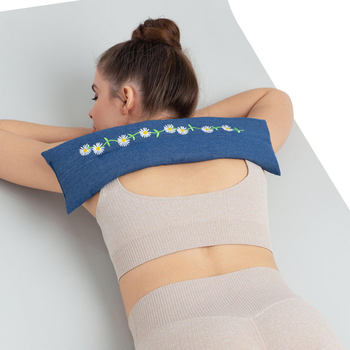 Zhu-Zhu Lavender Body Wrap Microwave Wheat Bag - Denim Daisy Chain