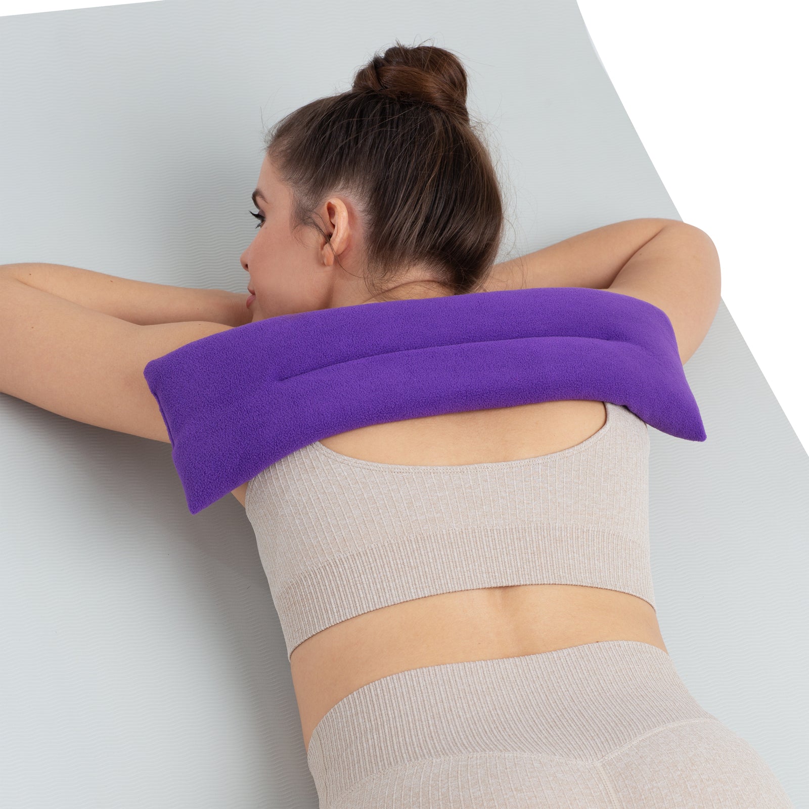 Microwaveable Lavender Body Wrap in Purple