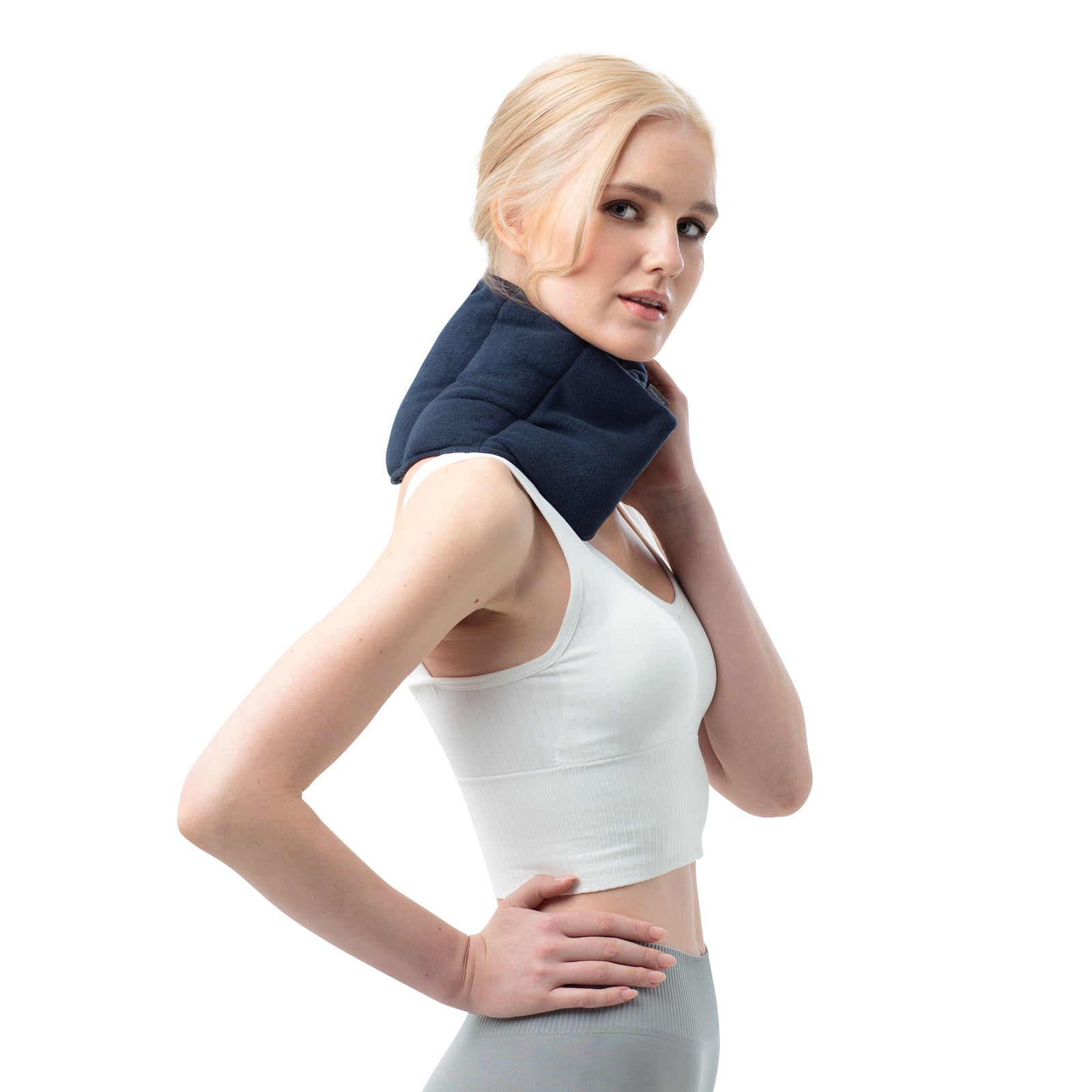 Unscented Microwaveable Joint & Neck Wrap in Navy