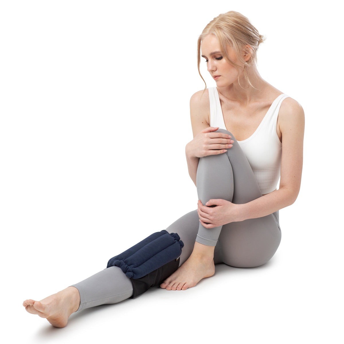 Zhu-Zhu Knee Pad - Microwavable Wheat Bag - Navy